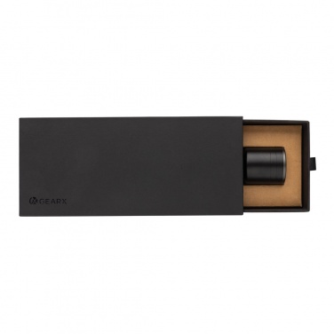 Logotrade biznesa dāvanas foto: Liela izmēra Gear X RCS otrreizēji pārstrādāta alumīnija USB uzlādējams kabatas lukturītis