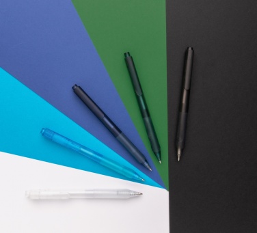 Logotrade dāvanas foto: X9 matēta pildspalva ar silikona rokturi