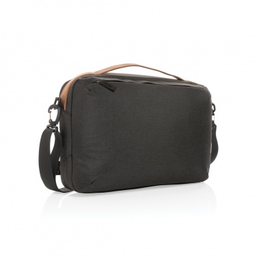 Logotrade dāvanas foto: Impact AWARE™ 300D divu toņu luksusa 15,6 collu klēpjdatora soma