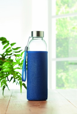 Logotrade ziemassvētku dāvanas foto: Stikla pudele maisiņā 500 ml