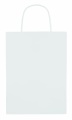 Dāvanu papīra maisiņš vidējs 150 gr/m², Balts