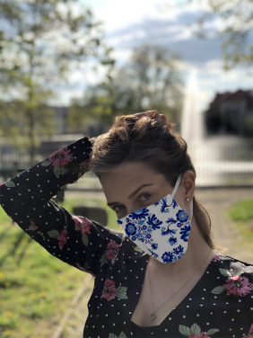 Logotrade Ideja dāvanas foto: Kokvilnas sejas maska VENUS PRO ar HEPA filtru 1378165