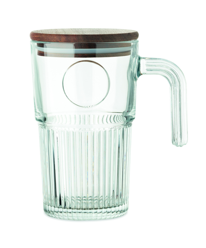 Logotrade biznesa dāvanas foto: Stikla krūze 450ml