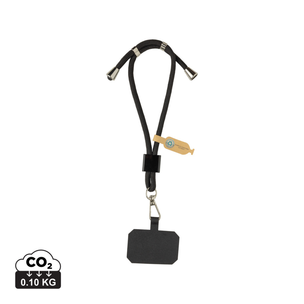 Logotrade korporatīvās dāvanas foto: CarryLoop RCS pārstrādāta PET regulējama tālruņa turētāja aproce