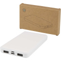Intan 10.000 mAh 10W pārstrādājamas plastmasas pārnēsājamais akumulators, Balts