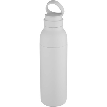 Logotrade biznesa dāvanas foto: Illuminate 650 ml RCS pārstrādāta nerūsējošā tērauda dubultsienu izolēta ūdens pudele