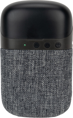Logotrade logo dāvanas foto: Bluetooth skaļrunis HF01 ar iebūvētiem austiņām 2 vienā