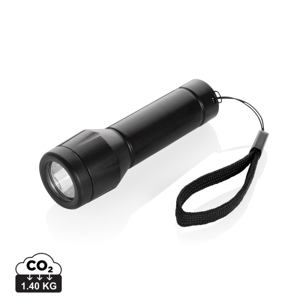 Logotrade biznesa dāvanas foto: Flara RSC pārstrādātas plastmasas USB uzlādējama lukturītis