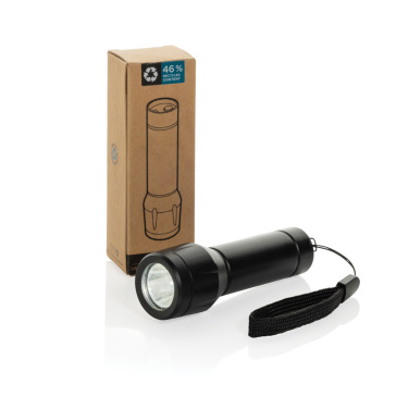 Logotrade dāvanas foto: Flara RSC pārstrādātas plastmasas USB uzlādējama lukturītis