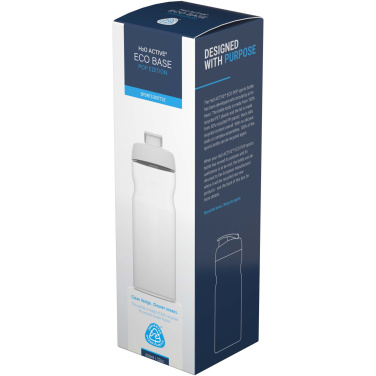 Logotrade logo dāvanas foto: H2O Active® Eco Base 650 ml sporta pudele ar pārslēdzamu vāku