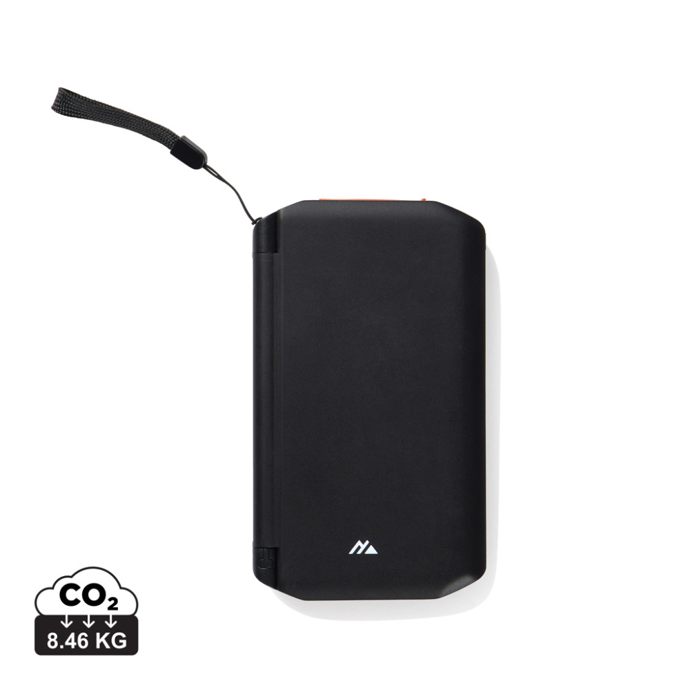 Logotrade ziemassvētku dāvanas foto: Nordic Drift Titan 10.000mAh saules enerģijas lādētājs ar 3 paneļiem