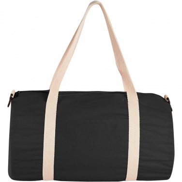 Логотрейд pекламные cувениры картинка: Хлопковая сумка Barrel Duffel