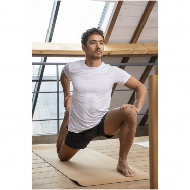 Лого трейд pекламные продукты фото: Borax Мужская футболка с короткими рукавами из переработанного полиэстера, сертифицированного согласно GRS