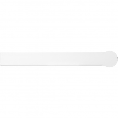 Лого трейд бизнес-подарки фото: Линейка из переработанной пластмассы Tait длиной 30 см в формекруга