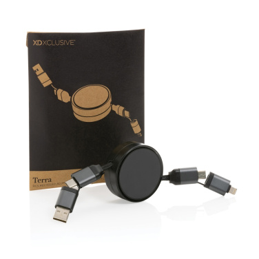 Лого трейд pекламные подарки фото: Втягивающийся кабель Terra RCS 6 в 1 из переработанного алюминия