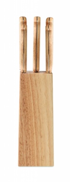 Логотрейд pекламные продукты картинка: Набор ножей с подставкой