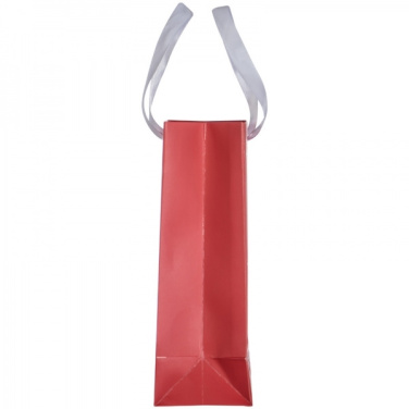 Логотрейд бизнес-подарки картинка: Маленький рождественский бумажный пакет BASEL