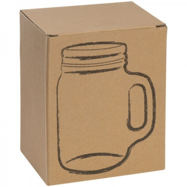 Логотрейд pекламные подарки картинка: Стакан с ручкой и крышкой TREVISO 450 мл