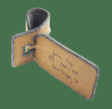 Логотрейд pекламные cувениры картинка: Бирка для багажа 969140