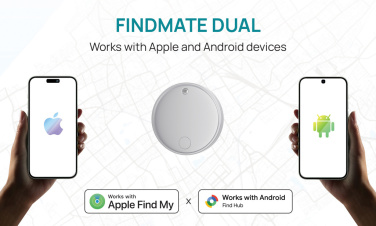 Логотрейд pекламные продукты картинка: Findmate Dual RCS — поисковик предметов из переработанного пластика IPX 5