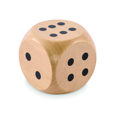 Лого трейд pекламные cувениры фото: Schima wooden dice 5cm dia
