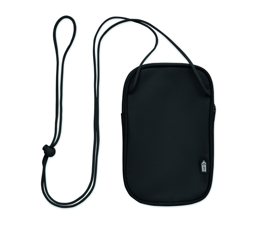 Лого трейд pекламные cувениры фото: RPET cross body travel pouch