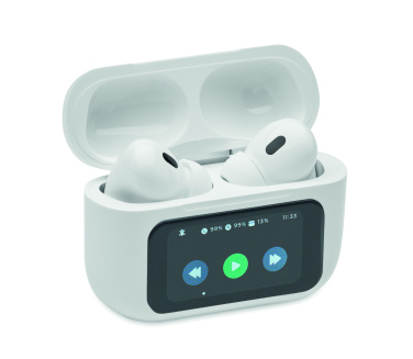 Лого трейд pекламные cувениры фото: Recycled ABS TWS earbuds