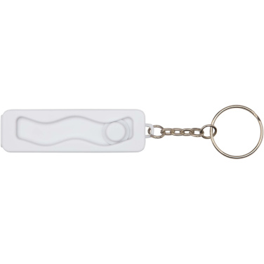 Логотрейд pекламные cувениры картинка: Aggia подставка для телефона из бамбука с игрушкой-фиджетом из переработанного пластика