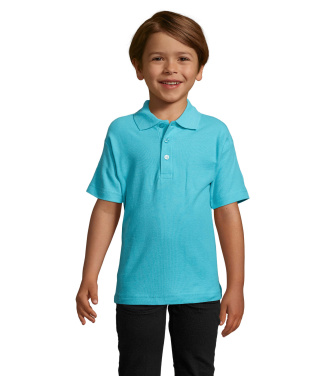 Логотрейд pекламные подарки картинка: SUMMER II KIDS Polo 170g