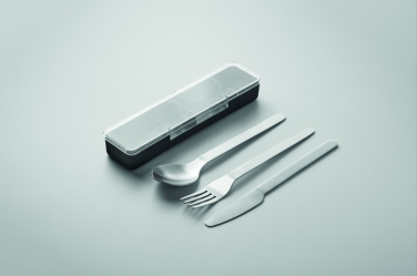 Лого трейд бизнес-подарки фото: Stainless steel cutlery set