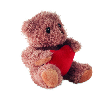 Лого трейд pекламные подарки фото: Teddy bear plush with heart