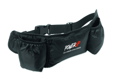 Логотрейд pекламные продукты картинка: Sports waist bag 420D RPET