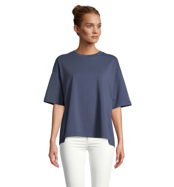 Логотрейд pекламные продукты картинка: BOXY WOMEN T-SHIRT OVERSIZE