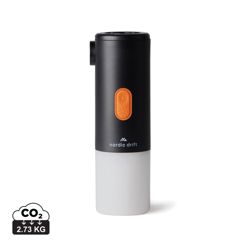 Лого трейд pекламные продукты фото: Портативный воздушный насос Nordic Drift Titan, кемпинговый фонарь