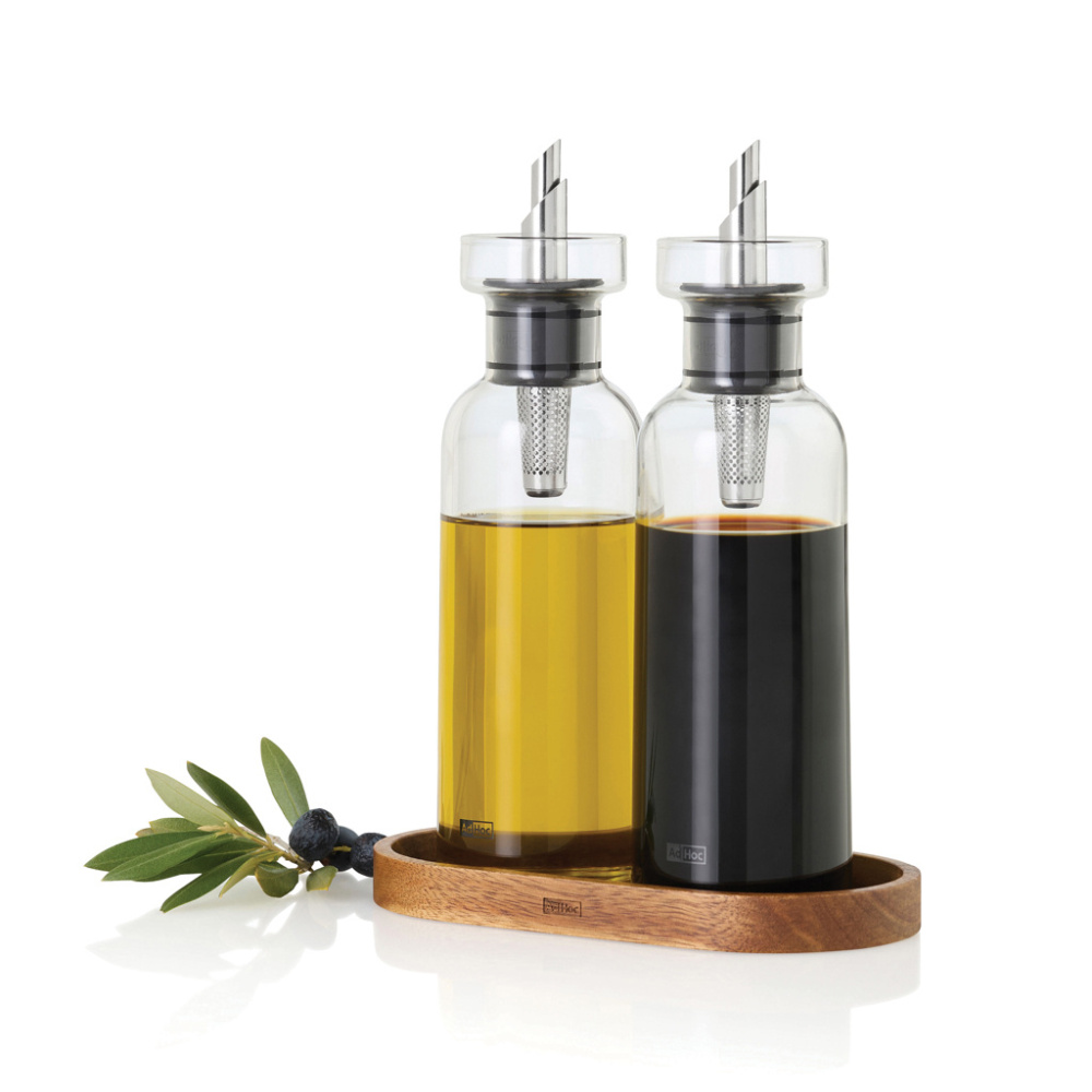 Лого трейд pекламные подарки фото: Набор дозаторов для масла и уксуса AdHoc Menage AromaPour, 300 мл