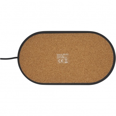 Logotrade profilreklam bild: Klip skrivbordsorganisatör med 5 W trådös laddning