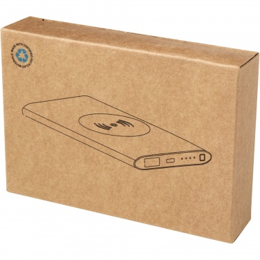 Logotrade kampanjprodukter bild: Juice trådlös 4 000 mAh Type C-powerbank i återvunnen aluminium 