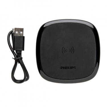 Logotrade reklamprodukter bild: Philips 10W trådlös laddare Qi
