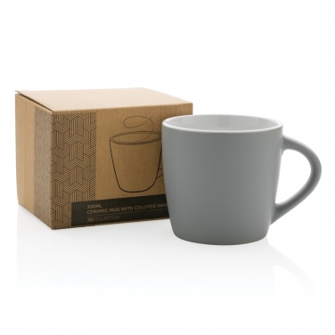 Logotrade kampanjprodukter bild: Keramikmugg med färgad insida 300ml
