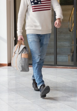 Logotrade profilprodukter bild: Canvas laptopväska, PVC-fri