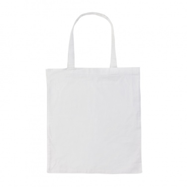 Logotrade profilprodukter bild: Impact AWARE™ shoppingkasse m. bälg återvunnen bomull 145gr