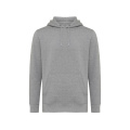 Iqoniq Rila lättvikt hoodie i återvunnen bomull, lätt ljung antracit