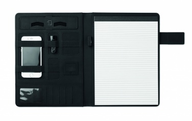 Logotrade reklamprodukter bild: Konferensmapp A4, power bank