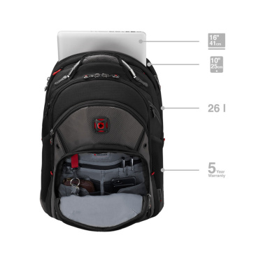 Logotrade profilprodukter bild: Ryggsäck Wenger Synergy 16''