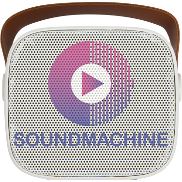 Logotrade presentreklam bild: Diya 3 W trådlös högtalare av återvunnen plast