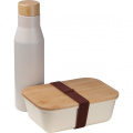 Set Lunchbox med rostfri flaska Toronto, beige