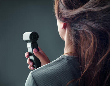 Logotrade reklamprodukter bild: Bärbar handfläkt