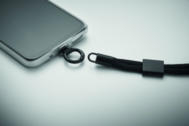 Logotrade profilreklam bild: Handledsband telefon i RPET