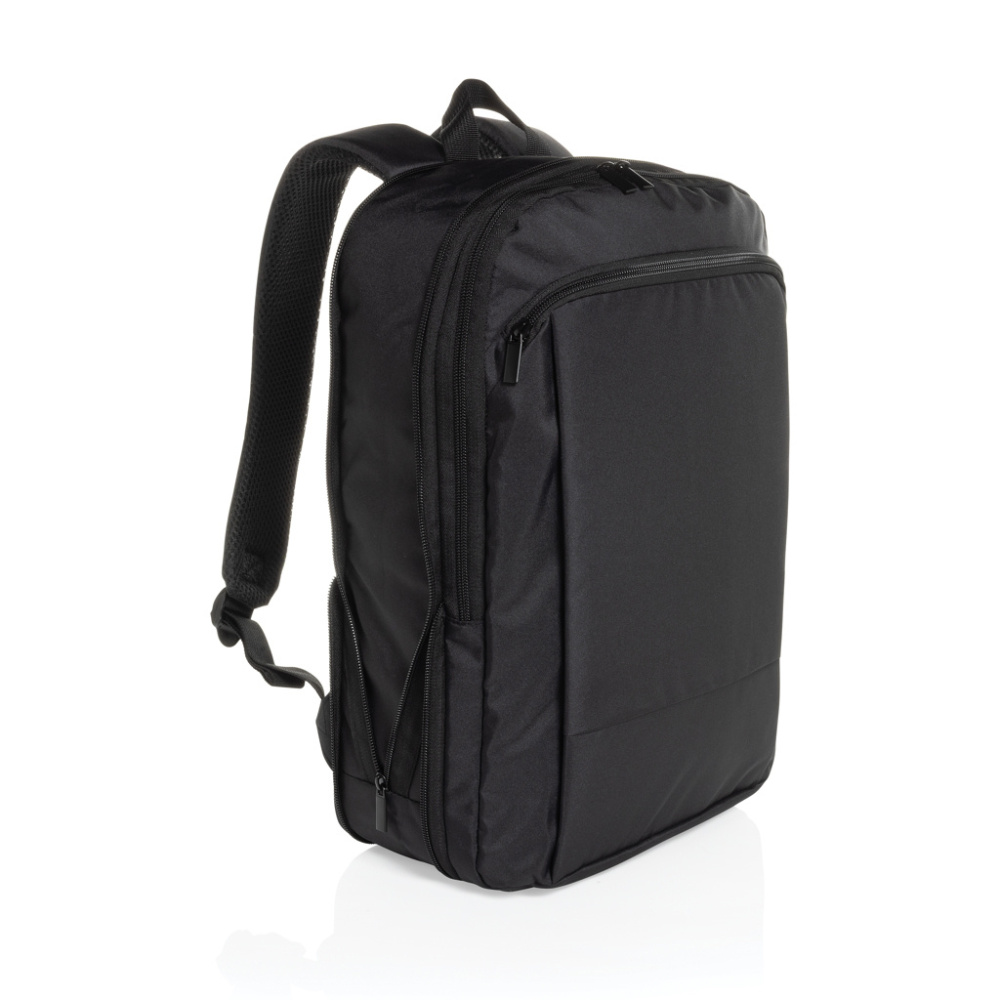 Logotrade profilreklam bild: Flexpack Aware™ RPET expanderbar smal 15,6 laptop ryggsäck
