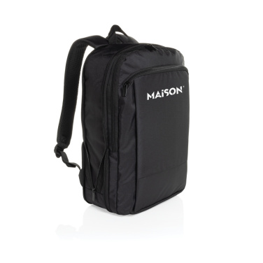 Logotrade profilreklam bild: Flexpack Aware™ RPET expanderbar smal 15,6 laptop ryggsäck